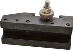 Aloris - Series DA, #13 Extension Tool Post Holder - 17 to 48" Lathe Swing, 3-1/8" OAH, 1-1/4" Max Tool Cutting Size, 2-1/8" Centerline Height - Exact Tool & Supply