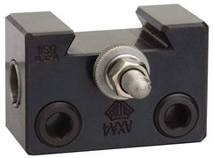 Aloris - Series EA, #4 Boring Bar Tool Post Holder - 25" & Up Lathe Swing, 4-1/2" OAH x 7" OAL, 4-1/2" Max Tool Cutting Size, 2-1/4" Centerline Height - Exact Tool & Supply