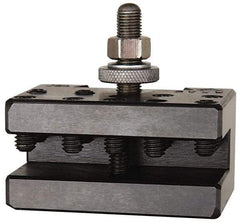 Aloris - Series AXA, #6 Multiple Tool Post Holder - 12" & Under Lathe Swing, 1-9/16" OAH, 1/2" Max Tool Cutting Size, 1" Centerline Height - Exact Tool & Supply