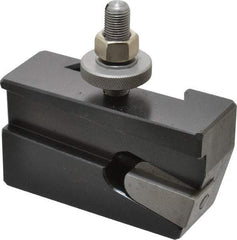 Aloris - Series CA, #7R Universal Parting Blade Tool Post Holder - Reversible - 14 to 20" Lathe Swing, 2-1/2" OAH, 7/8" Max Tool Cutting Size, 1-1/16" Centerline Height - Exact Tool & Supply