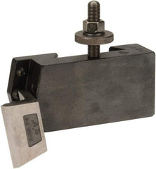 Aloris - Series CXA, #8 Threading Tool Post Holder - 13 to 18" Lathe Swing, 2" OAH, 1-1/8" Centerline Height - Exact Tool & Supply