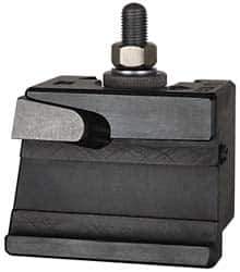 Aloris - Series EA, #71 Cut-Off & Grooving Tool Post Holder - 25" & Up Lathe Swing, 3-3/8" OAH, 3-1/4" Max Tool Cutting Size, 2-1/16" Centerline Height - Exact Tool & Supply