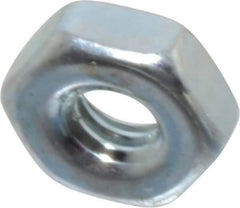 Value Collection - M2x4.00 Steel Right Hand Hex Nut - 4mm Across Flats, 1.6mm High, Zinc-Plated Finish - Exact Tool & Supply