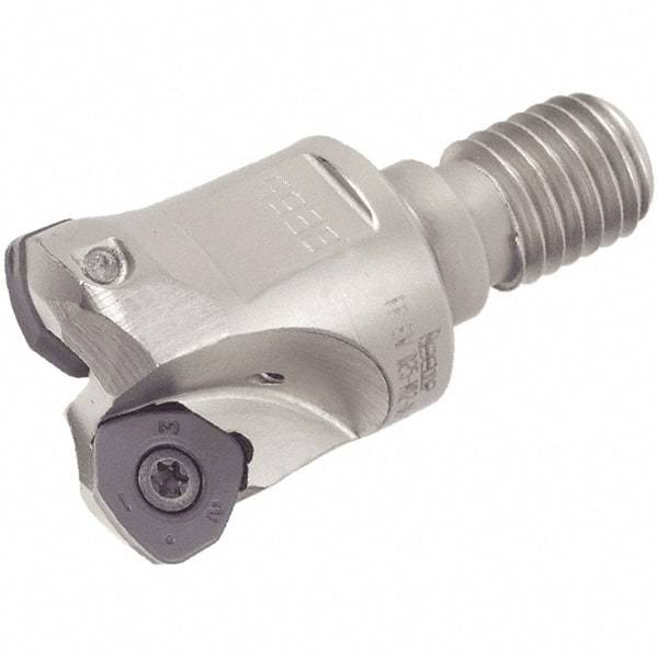 Iscar - 25mm Cut Diam, 0.059" Max Depth, M12 Modular Connection Indexable High-Feed End Mill - Screw Holding Method, FF WOMT/WOCT, FF WOMW Insert, FF EW-M Toolholder, Through Coolant - Exact Tool & Supply