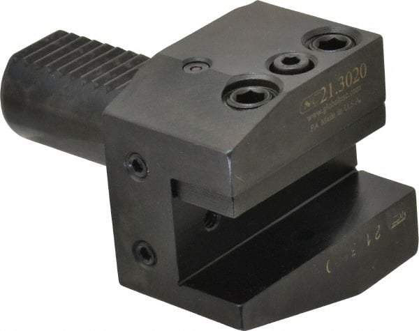 Global CNC Industries - 3/4" Max Cut, 30mm Shank Diam, VDI Toolholder - 40mm Projection, 70mm Head Width, For B1, Through Coolant - Exact Tool & Supply