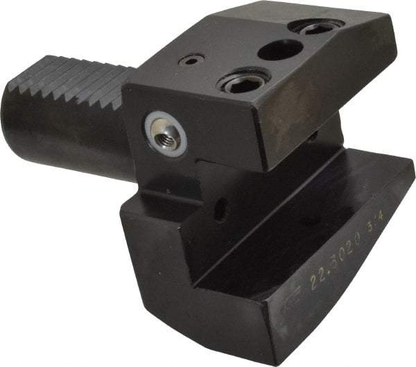 Global CNC Industries - 3/4" Max Cut, 30mm Shank Diam, VDI Toolholder - 40mm Projection, 70mm Head Width, For B2, Through Coolant - Exact Tool & Supply