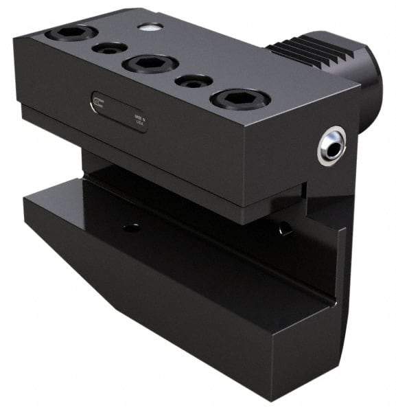 Global CNC Industries - 1" Max Cut, 40mm Shank Diam, VDI Toolholder - 44mm Projection, 118mm Head Width, For B5, Through Coolant - Exact Tool & Supply
