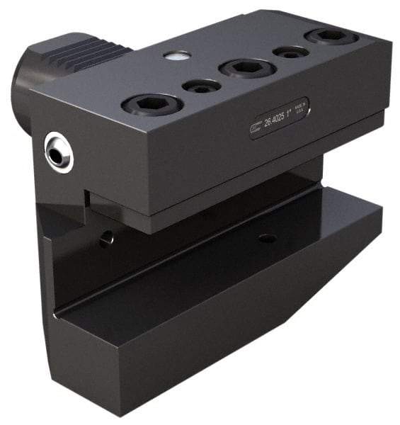 Global CNC Industries - 1-1/4" Max Cut, 50mm Shank Diam, VDI Toolholder - 55mm Projection, 130mm Head Width, For B6, Through Coolant - Exact Tool & Supply