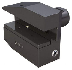 Global CNC Industries - 1" Max Cut, 40mm Shank Diam, VDI Toolholder - 44" Projection, 118mm Head Width, For B7, Through Coolant - Exact Tool & Supply