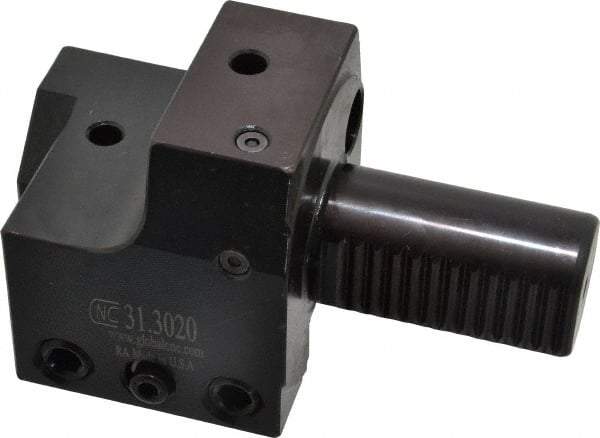 Global CNC Industries - 3/4" Max Cut, 30mm Shank Diam, VDI Toolholder - 70mm Projection, 70mm Head Width, For C1, Through Coolant - Exact Tool & Supply