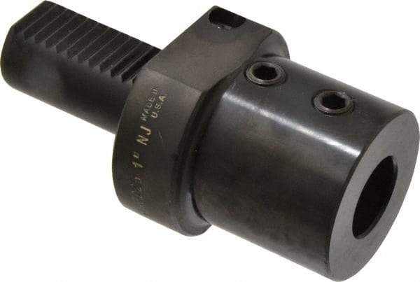 Global CNC Industries - 1" Max Cut, 30mm Shank Diam, VDI Toolholder - 71" Projection, 55mm Nose Diam, For E1, Through Coolant - Exact Tool & Supply