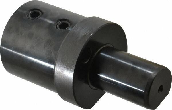 Global CNC Industries - 1-1/2" Max Cut, 40mm Shank Diam, VDI Toolholder - 90" Projection, 76mm Nose Diam, For E1, Through Coolant - Exact Tool & Supply