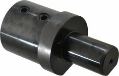 Global CNC Industries - 1-1/2" Max Cut, 40mm Shank Diam, VDI Toolholder - 90" Projection, 76mm Nose Diam, For E1, Through Coolant - Exact Tool & Supply