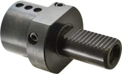 Global CNC Industries - 1/2" Max Cut, 30mm Shank Diam, VDI Toolholder - 60mm Projection, 5/8-11" Shank Thread, For E2, Through Coolant - Exact Tool & Supply