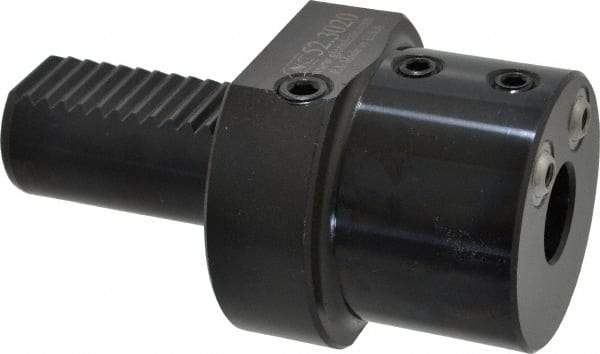 Global CNC Industries - 3/4" Max Cut, 30mm Shank Diam, VDI Toolholder - 60mm Projection, 5/8-11" Shank Thread, For E2, Through Coolant - Exact Tool & Supply