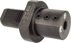 Global CNC Industries - 5/8" Max Cut, 40mm Shank Diam, VDI Toolholder - 75mm Projection, 5/8-11" Shank Thread, For E2, Through Coolant - Exact Tool & Supply