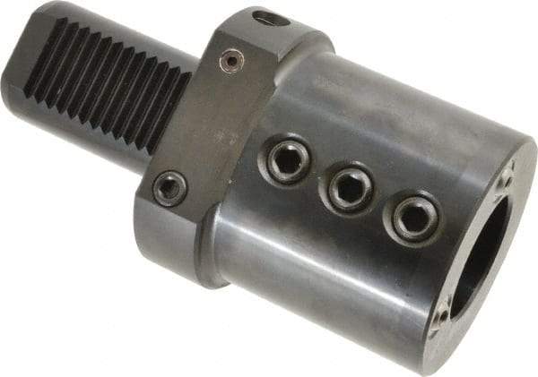 Global CNC Industries - 1-1/2" Max Cut, 40mm Shank Diam, VDI Toolholder - 90mm Projection, 5/8-11" Shank Thread, For E2, Through Coolant - Exact Tool & Supply