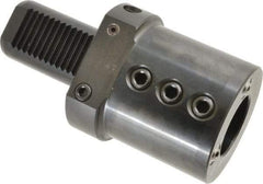 Global CNC Industries - 1-1/2" Max Cut, 40mm Shank Diam, VDI Toolholder - 90mm Projection, 5/8-11" Shank Thread, For E2, Through Coolant - Exact Tool & Supply