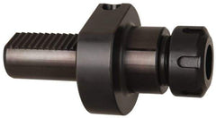 Global CNC Industries - 25mm Max Cut, 40mm Shank Diam, VDI Collet Chuck - 63mm Projection, 5/8-18" Shank Thread, ER25 Series, For E3, Through Coolant - Exact Tool & Supply