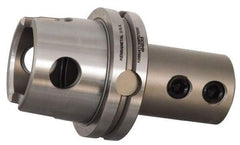 Kennametal - KM80ATC Modular Connection, 2" Inside Hole Diam, 6-1/2" Projection, Straight Shank with Flat Adapter - Through Coolant - Exact Tool & Supply