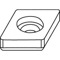 Kennametal - Turning Shim for Indexables - Left Hand, Right Hand Cut - Exact Tool & Supply