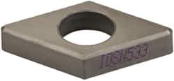 Kennametal - 5/8" Inscribed Circle, Diamond (Shape) Turning Shim for Indexables - 0.1925" Thick, IDSN Shim Style, Negative Rake - Exact Tool & Supply
