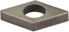 Kennametal - 5/8" Inscribed Circle, Diamond (Shape) Turning Shim for Indexables - 0.1925" Thick, IDSN Shim Style, Negative Rake - Exact Tool & Supply