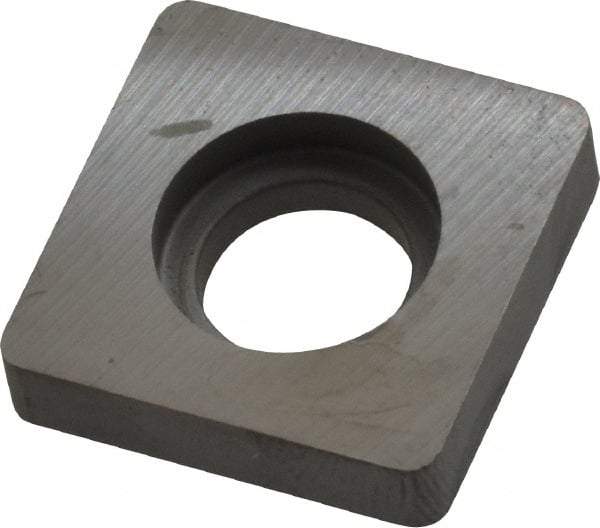 Kennametal - 8.53mm Inscribed Circle, Square Milling & Turning Shim for Indexables - Carbide, 0.188" Thick, SM Shim Style - Exact Tool & Supply