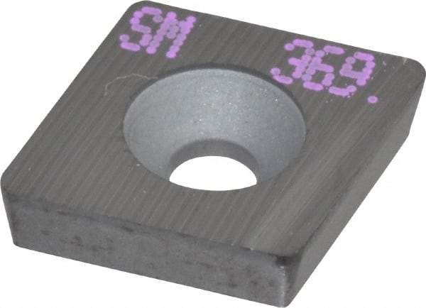 Kennametal - 1/2" Inscribed Circle, Diamond (Shape) Turning Shim for Indexables - SM Shim Style, Positive Rake, Left Hand, Right Hand Cut - Exact Tool & Supply