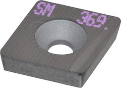 Kennametal - 1/2" Inscribed Circle, Diamond (Shape) Turning Shim for Indexables - SM Shim Style, Positive Rake, Left Hand, Right Hand Cut - Exact Tool & Supply