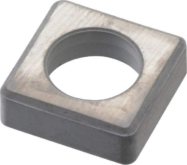 Kennametal - 5/8" Inscribed Circle, Square Boring Bar Shim for Indexables - 3/16" Thick, ISSN Shim Style, Negative Rake - Exact Tool & Supply