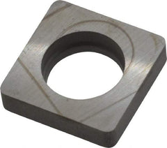 Kennametal - 3/4" Inscribed Circle, Square Boring Bar Shim for Indexables - 3/16" Thick, ISSN Shim Style, Negative Rake - Exact Tool & Supply