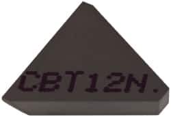 Kennametal - 3/8" Inscribed Circle, Triangle, CBT Chipbreaker for Indexables - 0.11" Effective Width - Exact Tool & Supply
