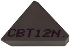 Kennametal - 3/8" Inscribed Circle, Triangle, CBT Chipbreaker for Indexables - 0.11" Effective Width - Exact Tool & Supply
