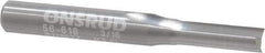 Onsrud - 3/16" Diam, 1/4" Shank Diam, 5/8" Length of Cut, 2 Flute Double Edge Straight Router Bit - 2" Overall Length, Right Hand Cut, Solid Carbide - Exact Tool & Supply