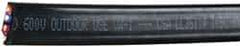 Hubbell Workplace - 4 AWG, 4 Strand, Black Machine Tool Wire - PVC, 1' Long - Exact Tool & Supply