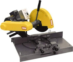 Kalamazoo - 10" Blade Diam, 5/8" Arbor Hole, Miter Chop & Cutoff Saw - 3,450 RPM, 3 hp, 110/220 & 220/440 Volts, 1 or 3 Phase - Exact Tool & Supply