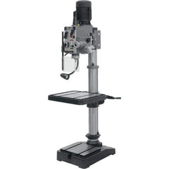 Jet - 20" Swing, Geared Head Drill Press - 12 Speed, 2 hp, Three Phase - Exact Tool & Supply