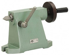 Bison - 9.84" Centerline Height, Tailstock - 4MT Tailstock Taper, Use with 12" Horizontal/Vertical Indexing Super Spacers - Exact Tool & Supply