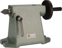Bison - 6.3" Centerline Height, Tailstock - 3MT Tailstock Taper, Use with 8" Horizontal/Vertical Indexing Super Spacers - Exact Tool & Supply