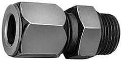 Parker - Metal Flareless Bite Tube Straight Thread Connectors - 1-1/16-12" Thread - Exact Tool & Supply