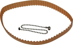 Mini-Skimmer - 8" Reach Oil Skimmer Belt - 7-7/8" Long Cogged Belt, For Use with Belt Oil Skimmers - Exact Tool & Supply