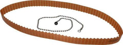 Mini-Skimmer - 12" Reach Oil Skimmer Belt - 12-3/8" Long Cogged Belt, For Use with Belt Oil Skimmers - Exact Tool & Supply