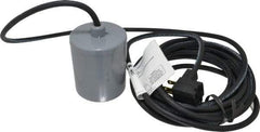 Berkeley - 115 AC Volt, Sump, Sew and Eff, Float Switch - 20 Ft. Cord Length, 0.5 HP, PVC - Exact Tool & Supply