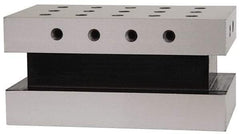 Suburban Tool - 3-1/2" Wide x 6" Deep x 3" High Steel Precision-Ground Angle Plate - Standard Plate, Machined Holes on Surface, Open End, Single Plate - Exact Tool & Supply