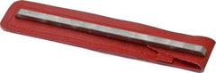 Made in USA - Extra Fine & Super Fine, 1-1/2" Length of Cut, Double End Diamond Hone - 320 & 400 Grit, 1/4" Wide x 3/16" High x 6" OAL - Exact Tool & Supply