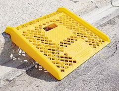 Magliner - 27" Long x 27" Wide x 5" High, Plastic Curb Ramp - 600 Lb Load Limit - Exact Tool & Supply