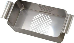 L&R Ultrasonic - Stainless Steel Parts Washer Basket - 4" High x 5-3/8" Wide x 9-3/8" Long, Use with Ultrasonic Cleaners - Exact Tool & Supply