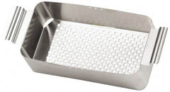 L&R Ultrasonic - Parts Washer Basket - 4" High x 6" Wide x 11-3/4" Long, Use with Ultrasonic Cleaners - Exact Tool & Supply