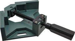 Gibraltar - Fixed Angle, 2 Axes, 5-1/2" Long, 2-1/2" Jaw Height, 2-1/2" Max Capacity, Angle & Corner Clamp - 90° Clamping Angle, 1-1/8" Throat Depth - Exact Tool & Supply